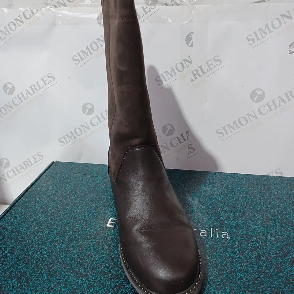 EMU EXPLORER YANCOAL WATERPROOF LEATHER & SUEDE BOOTS ESPRESSO SIZE 7