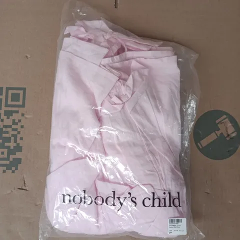 BAGGED NOBODY'S CHILD ANDREA MIDI DRESS IN PINK SIZE UK 6