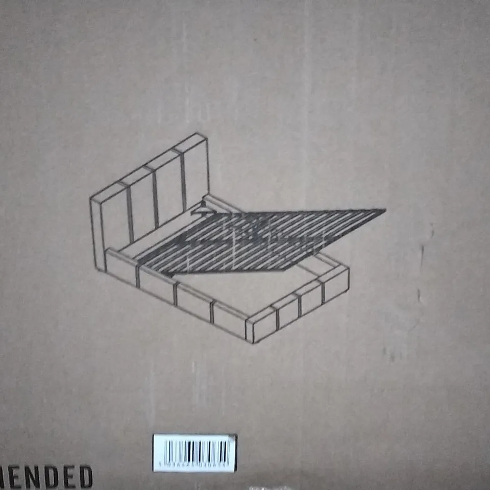 BOXED PRADO PLUS KING SIZE 5' BLACK HYDRAULIC BED (2 BOXES)