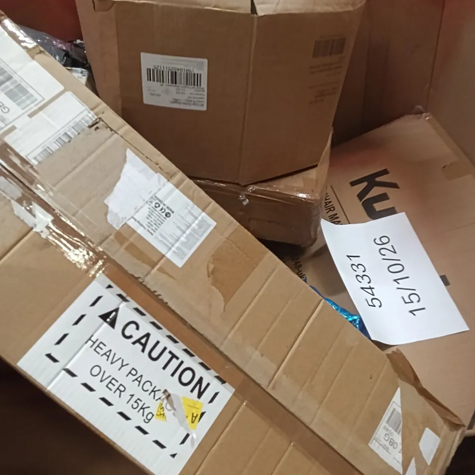 PALLET OF ASSORTED ITEMS INCLUDING - WALL SANDER, CEILING FAN