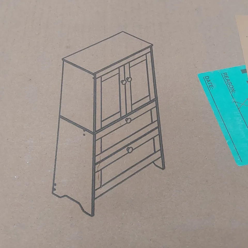 BOXED ERIK CABINET IN WHITE