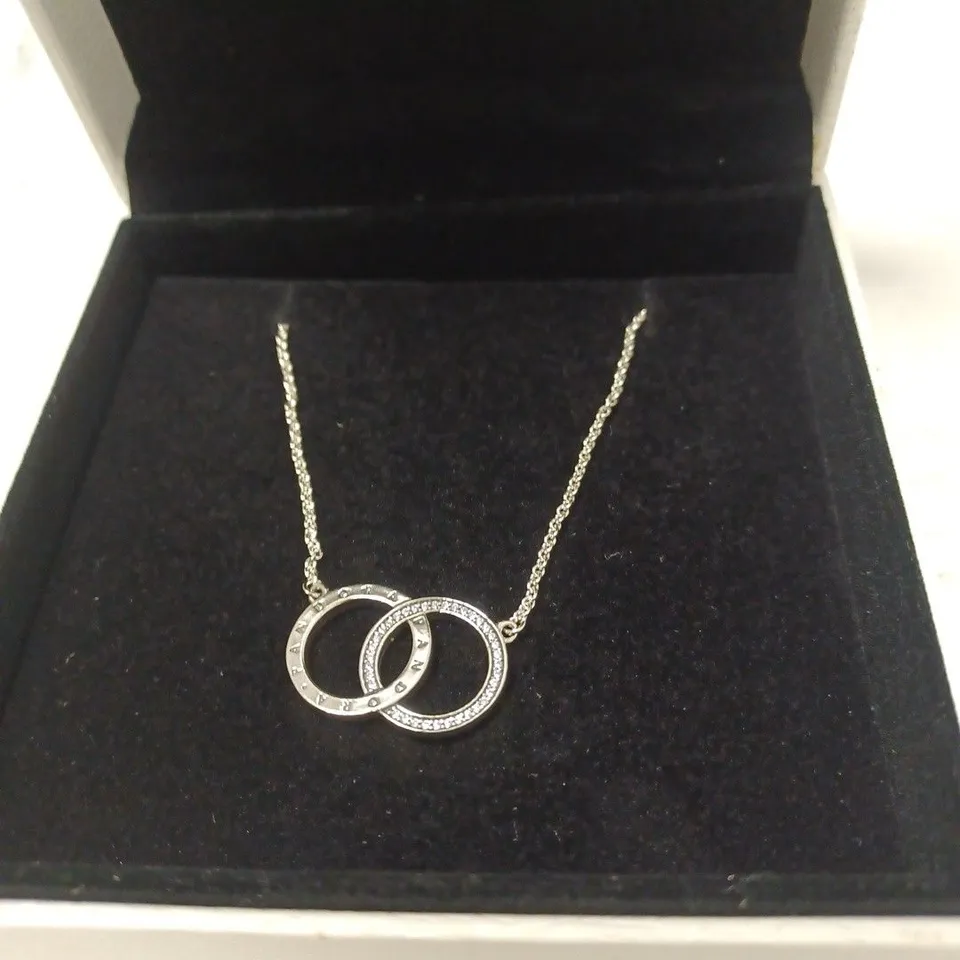 BOXED PANDORA SILVER NECKLACE 