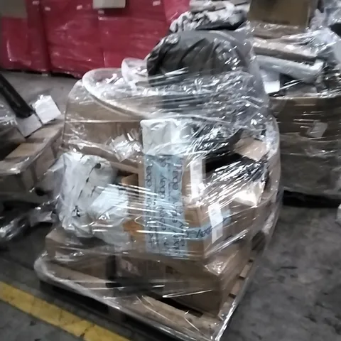 PALLET OF ASSORTED HOUSEHOLD GOODS AND INCOMPLETE FURNITURE PARTS