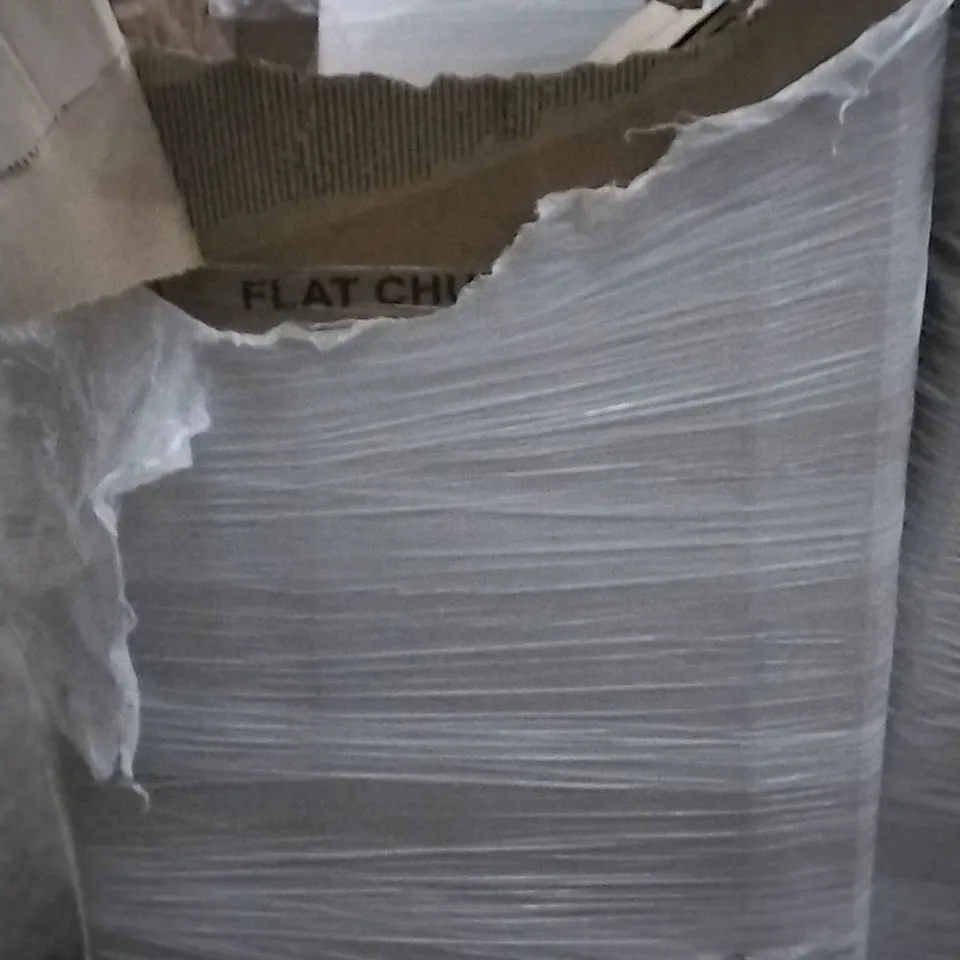 PALLET OF ASSORTED ITEMS INCLUDING CHRISTMAS TREE, WEDGE CUSHION, PRO BIKE TOOL, TOILET SEAT AND WHITE FLUFFY BLANKET