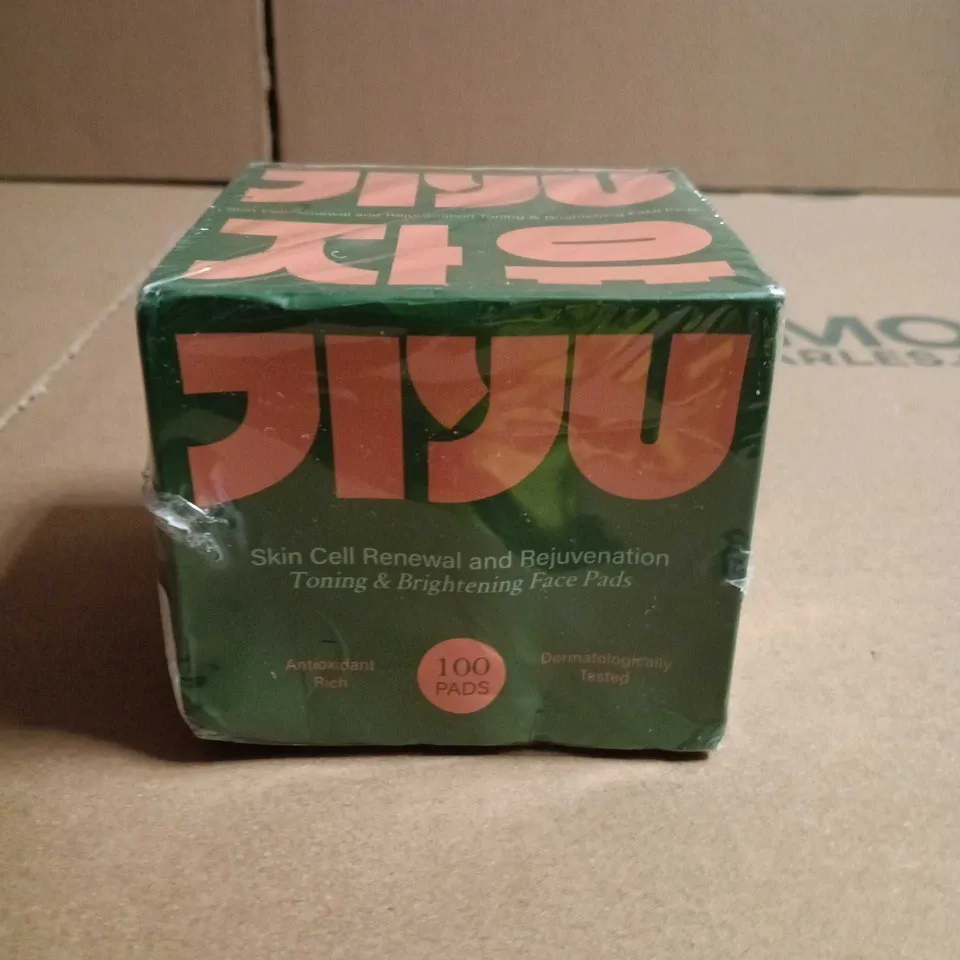 JIYU FACE PADS – SKIN CELL RENEWAL, TONING & BRIGHTENING (100 PADS)