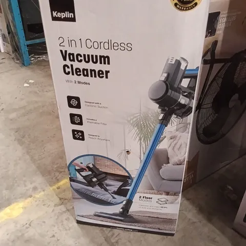 BOXED KEPLIN HOME 2 IN 1 CORDLESS VACUUM CLEANER