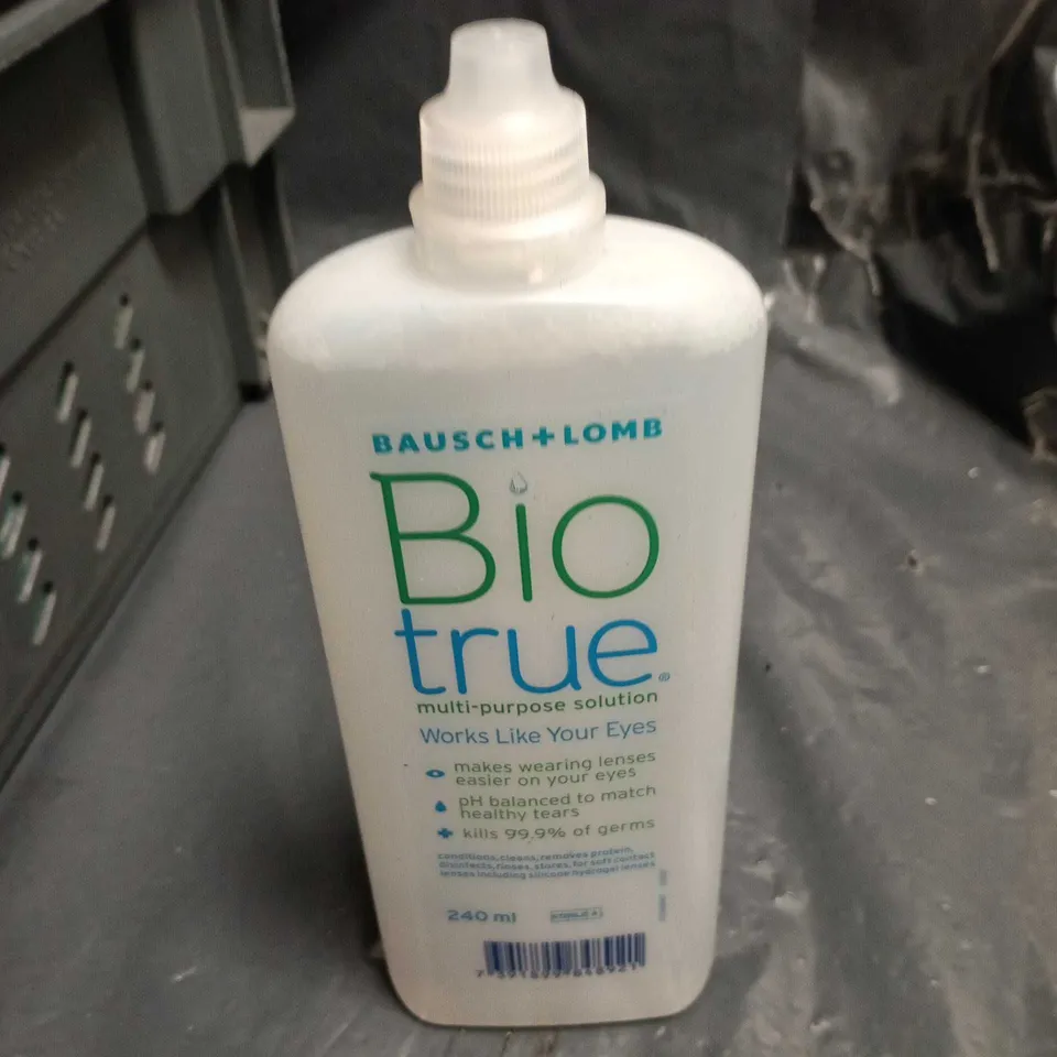 BOX OF APPROXIMATELY 35 ASSORTED CONTACT LENS CLEANERS