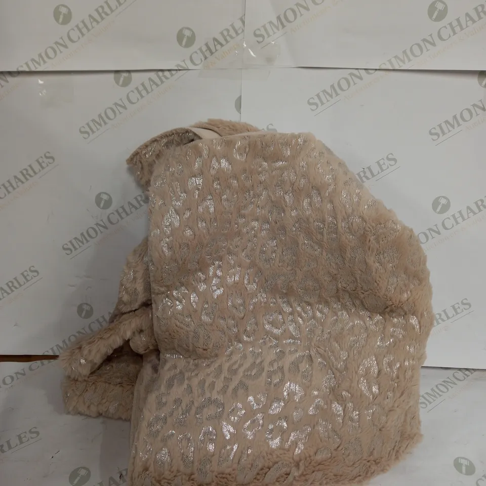 M BY JULIEN MACDONALD LUXURY DEEP PILE PLUSH SPARKLE RUG 120CM X 170CM GREY