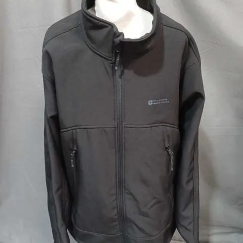 MOUNTAIN WAREHOUSE SOFTSHELL JACKET IN BLACK SIZE 2XL