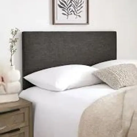 BOXED BEESTON DOUBLE HEADBOARD IN GREY