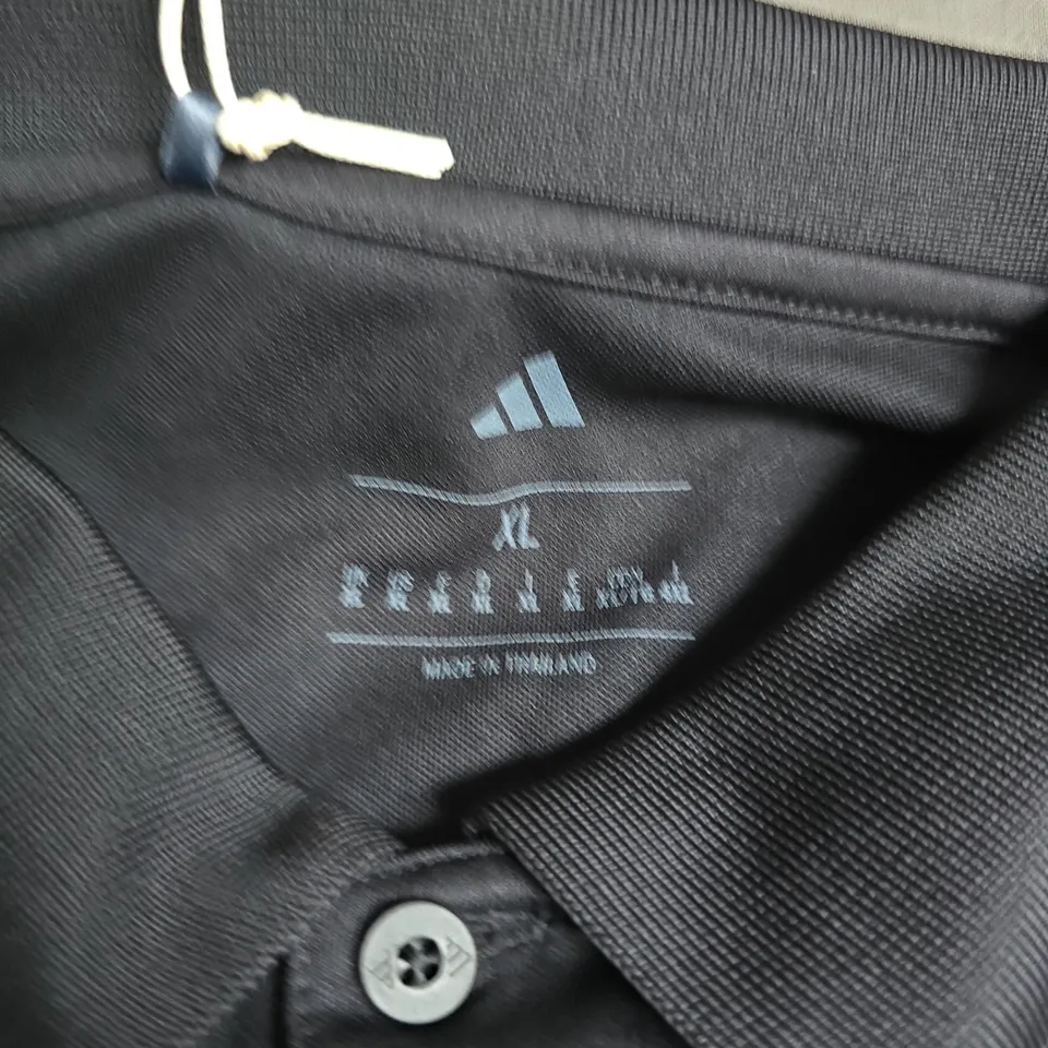 BLACK POLO SHIRT – MEN'S, SIZE XL –