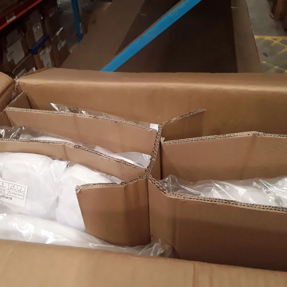 BOXED BRAND NEW SIMPLY BE PHOEBE WIDE SHOES SIZE 7 WHITE COLOUR APPROXIMATELY 6 PAIRS