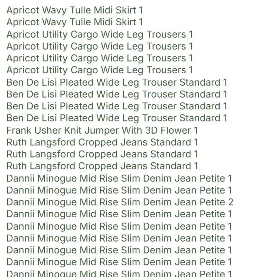 PALLET OF APPROXIMATELY 170 ASSORTED PRODUCTS TO INCLUDE;