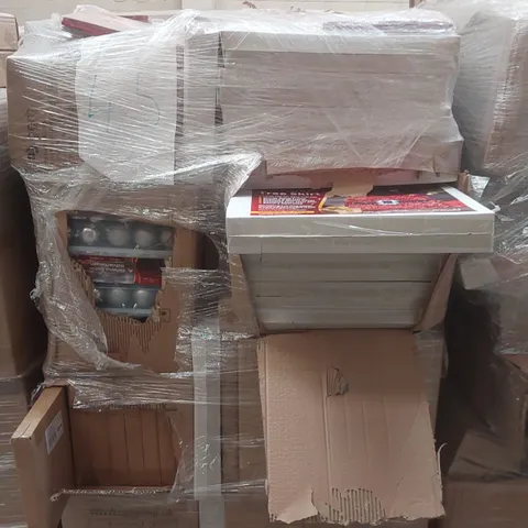 PALLET CONTAINING A VERY LARGE QUANTITY OF ASSORTED ITEMS INCLUDING: CHRISTMAS STORAGE BOXES, TREE SKIRTS, BAUBLES ECT