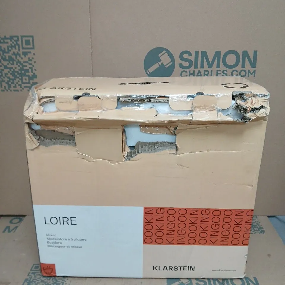 BOXED KLARSTEIN LOIRE VEGAN MILK MIXER 