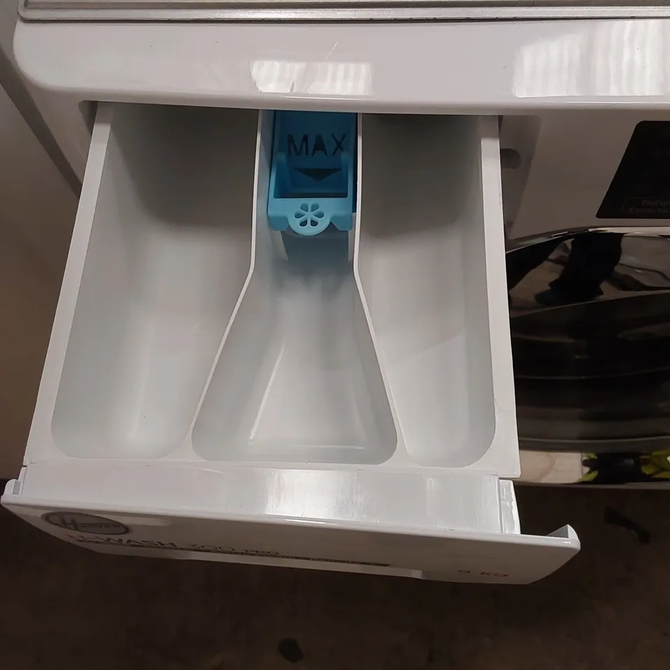 HOOVER H-WASH 300 PRO 9KG INTEGRATED WASHING MACHINE IN WHITE, MODEL: HBWOS 69TMCE-80 