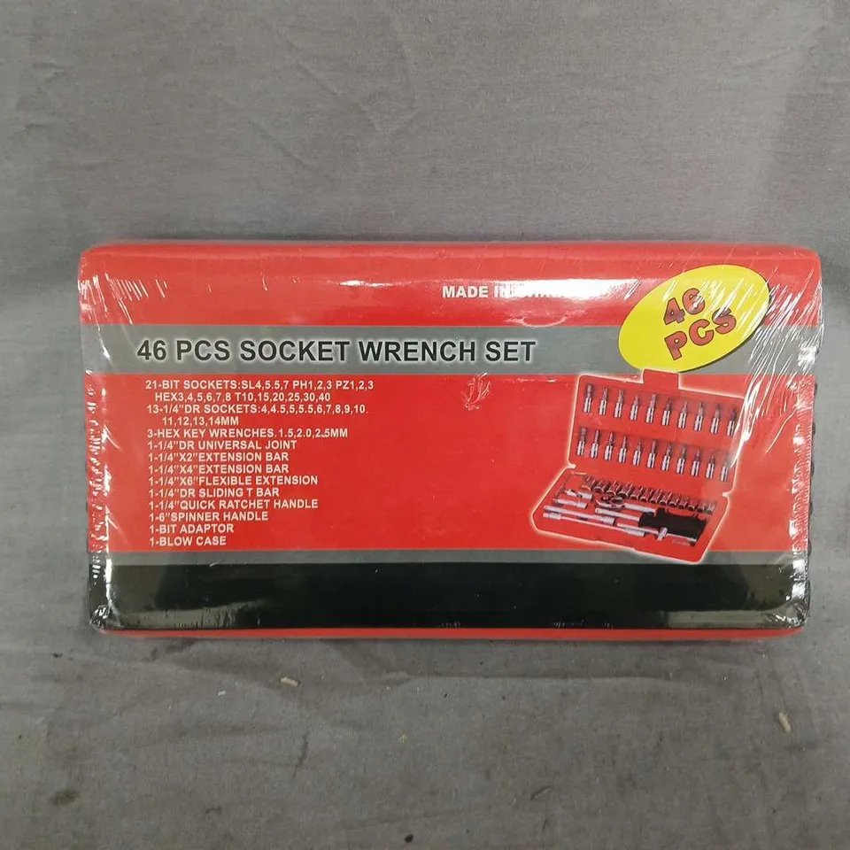 SEALED 46-PIECE SOCKET WRENCH SET