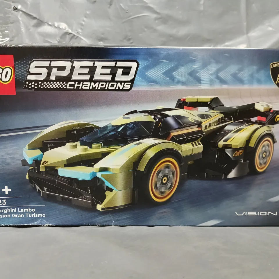 BOXED LEGO SPEED CHAMPIONS 76923 - LAMBORGHINI LAMBO V12 VISION GRAN TURISMO