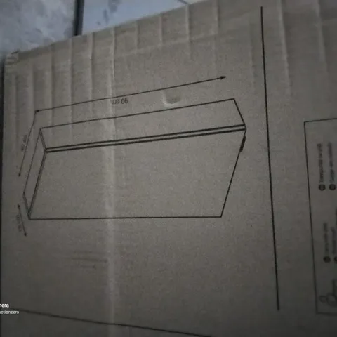 BOXED IMANDRA 40X90CM SLIM WALL CABINET 