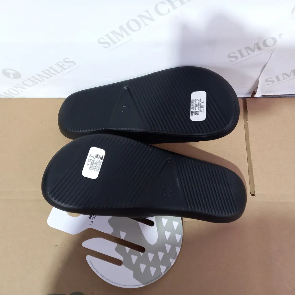 PAIR OF LACOSTE SLIDERS SIZE 7