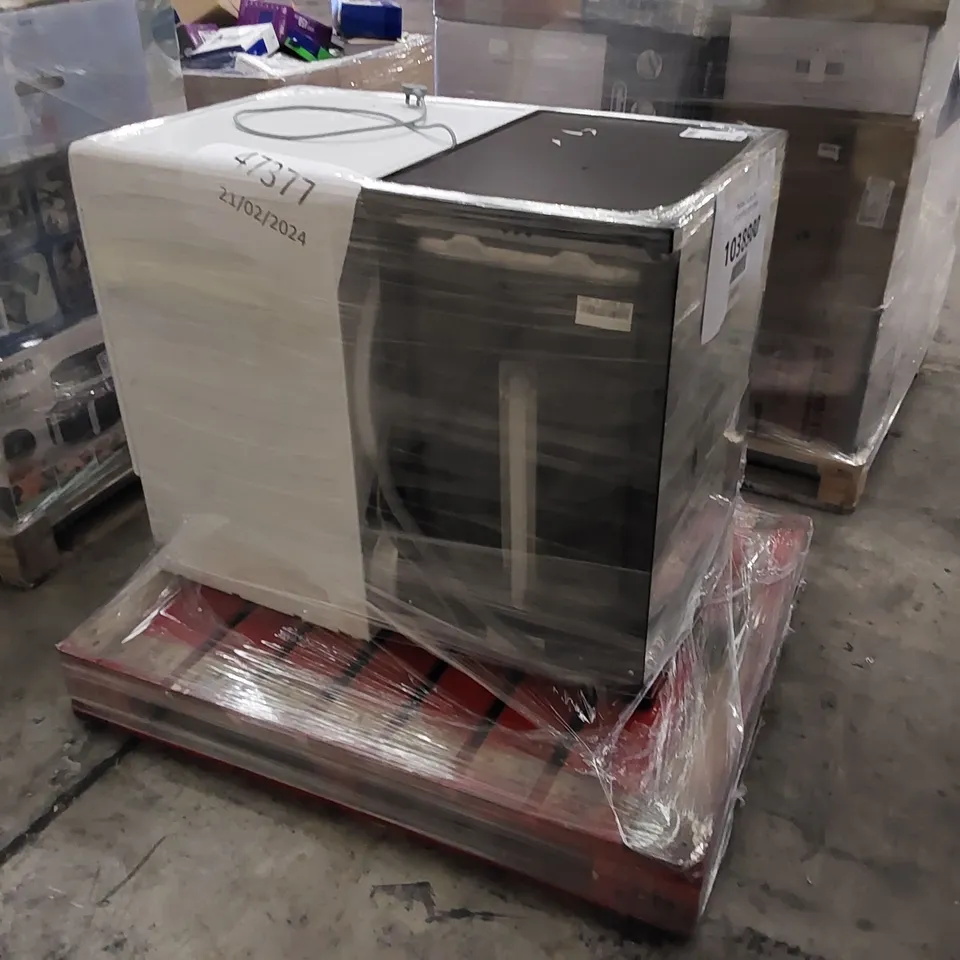 HOOVER H-DRY 300 9KG CONDENSER TUMBLE DRYER WHITE AND CANDY FREESTANDING SLIMLINE DISHWASHER BLACK - UNPROCESSED RAW RETURNS