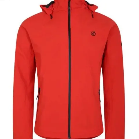 DARE 2B MEN'S SWITCH OUT II WATERPROOF JACKET  SEVILLE RED SIZE M