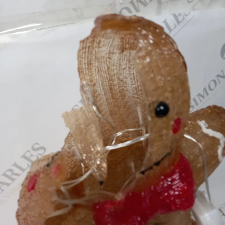 GINGERBREAD MAN ACRYLIC OUTDOOR LIGHT RRP £39.99