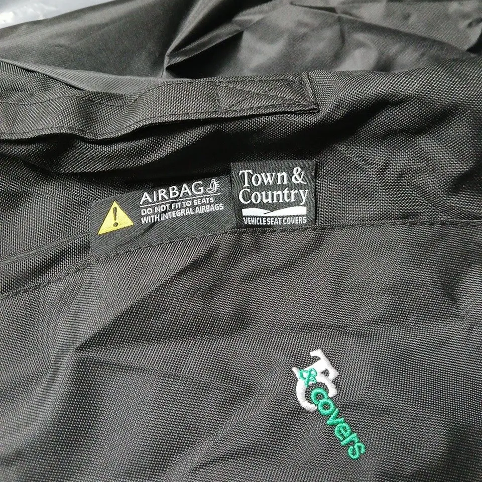 TOWN AND COUNTRY VEHICLE SEAT COVER, BLACK