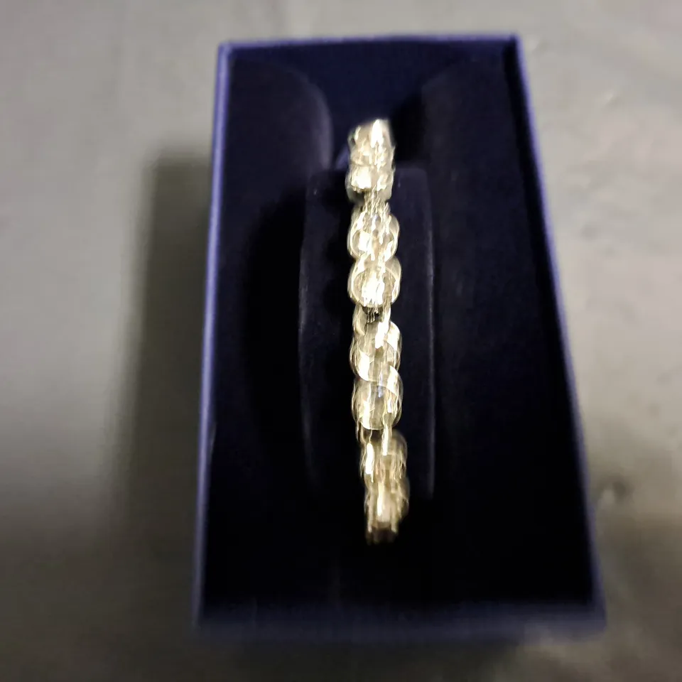 BOXED SWAROVSKI CRYSTAL CHAIN BRACELET 