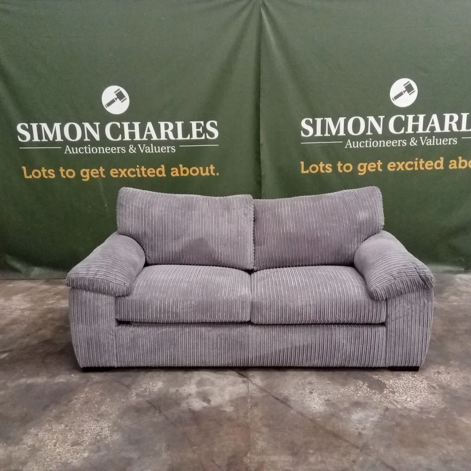 AMALFI STANDARD BACK FABRIC SOFA BED - CHARCOAL RRP £699