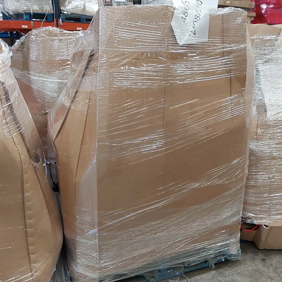 PALLET OF APPROXIMATELY 6 ASSORTED LAWN MOWERS - ASSORTED BRANDS AND MODELS 