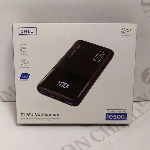 BOXED AND SEALED INIU FAST CHARGE POWER BANK - 10500MAH