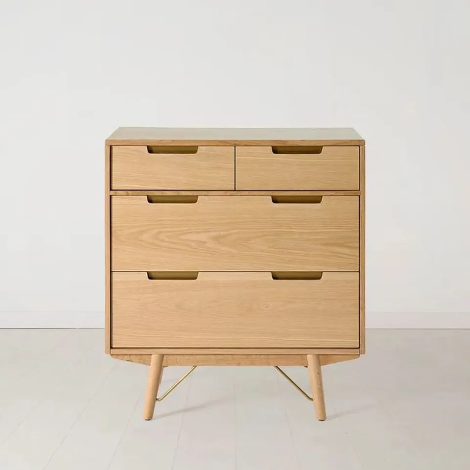 BOXED SWYFT CHEST OF DRAWERS 02 - OAK