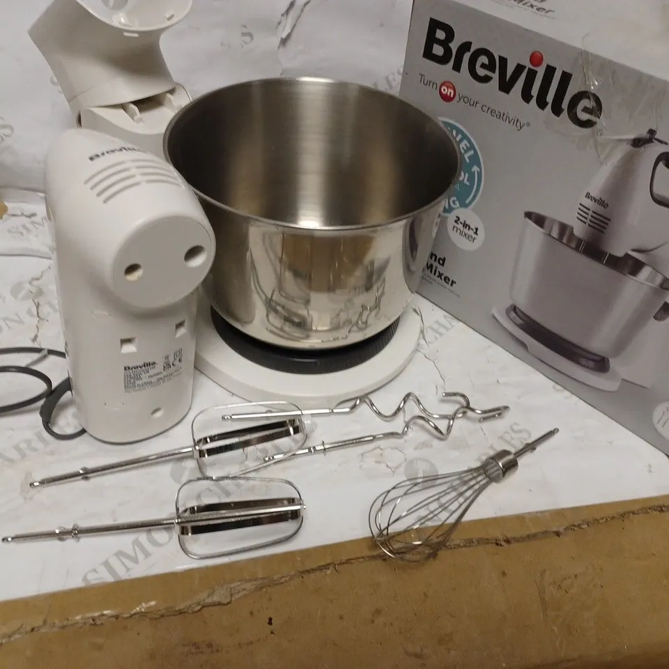 BREVILLE CLASSIC COMBO STAND AND HAND MIXER