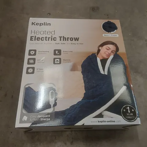 BOXED KEPLIN HEATED ELECTRIC THROW