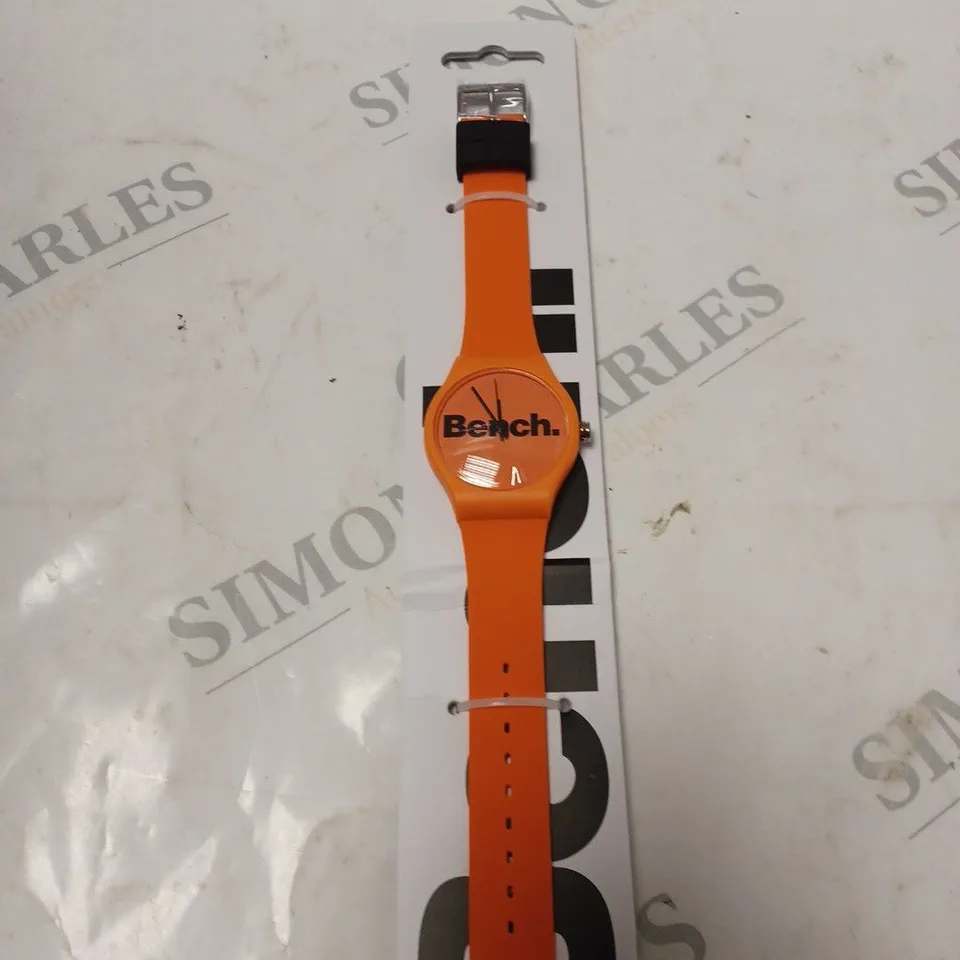 SEALED BENCH WATERPROOF ORANGE WATCH 