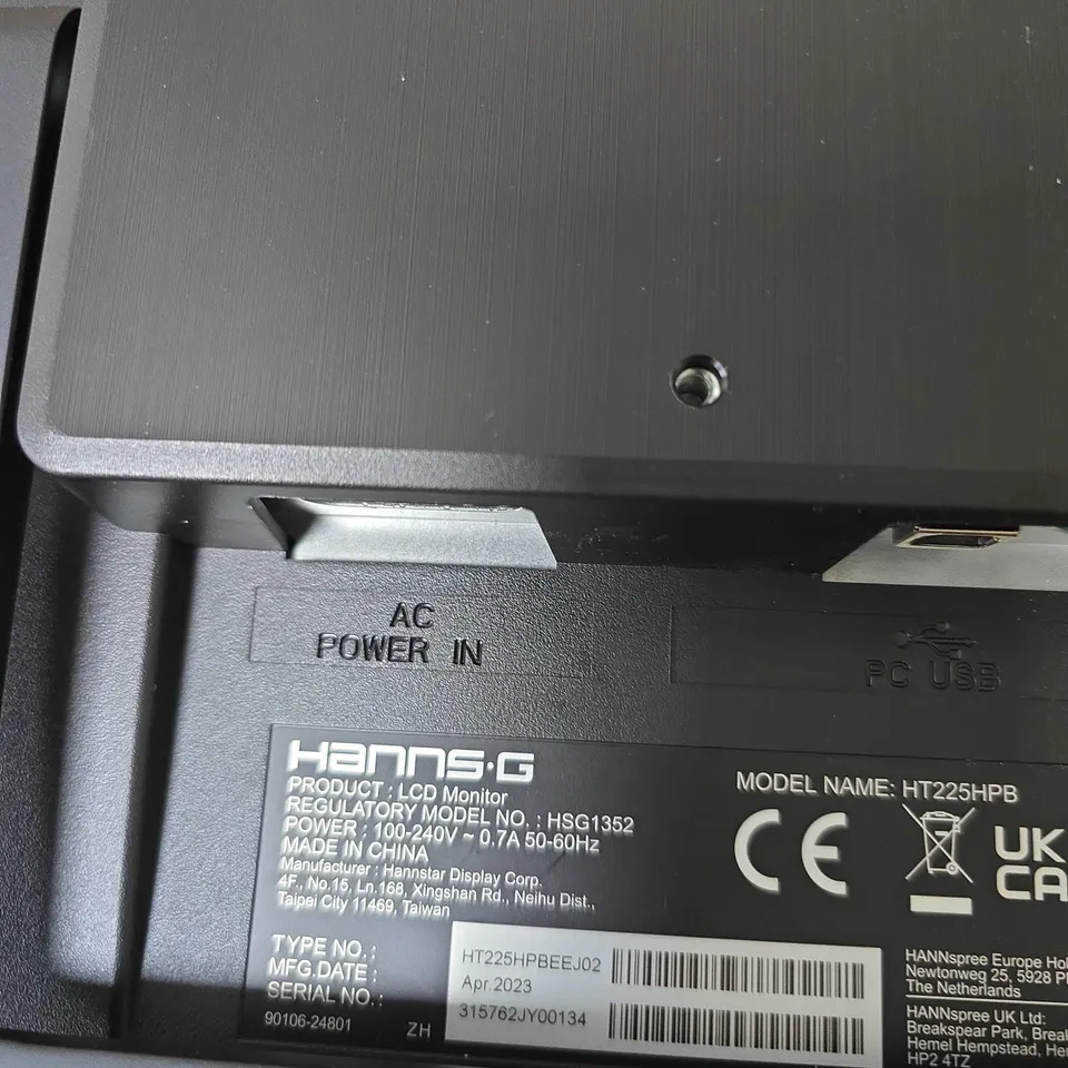 HANNSPREE LCD MONITOR HT225HPB – BLACK
