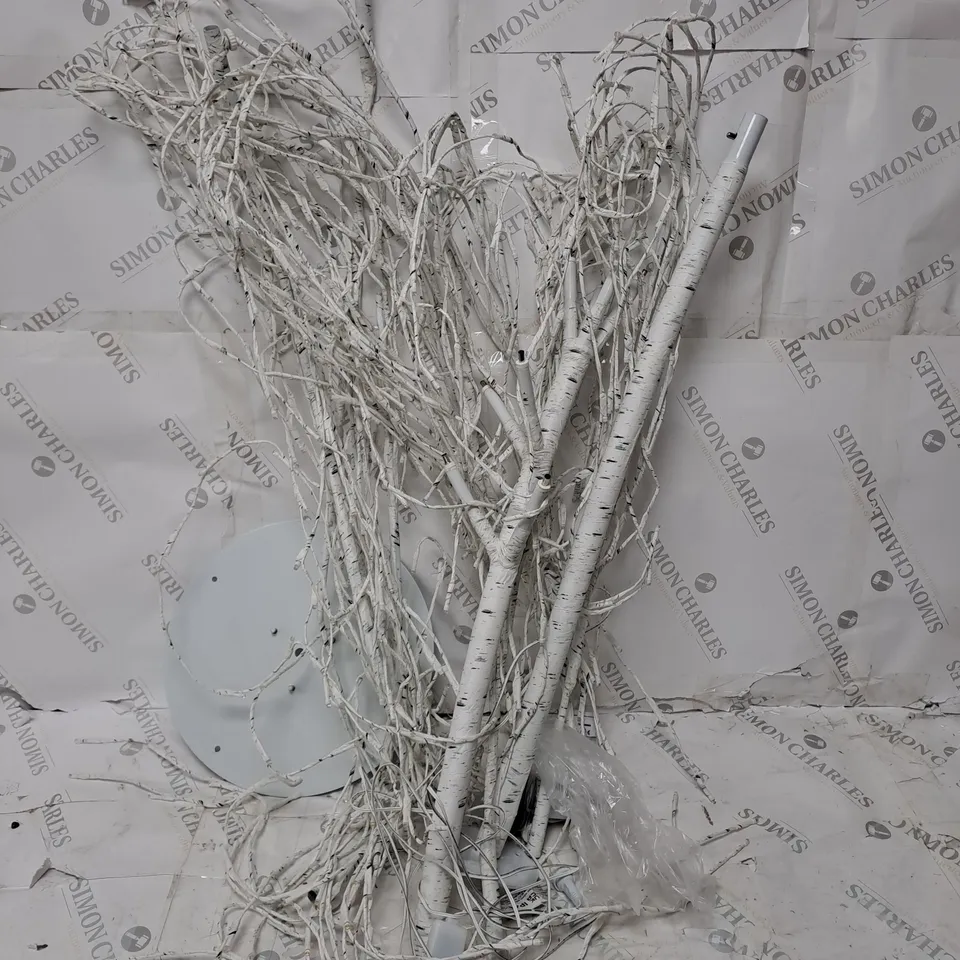 SANTA'S BEST 7FT PRE-LIT INDOOR/OUTDOOR WILLOW TREE