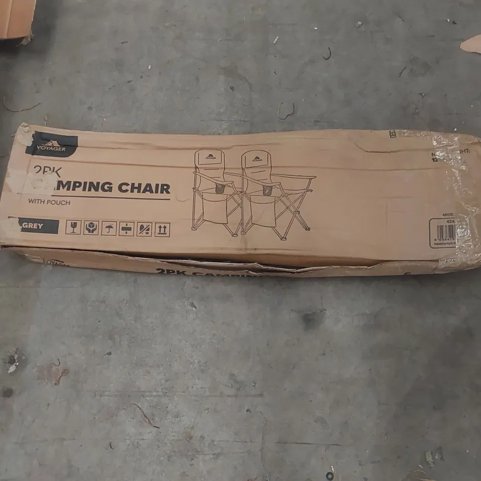 BOXED SET OF 2 VOYAGER CAMPING CHAIRS