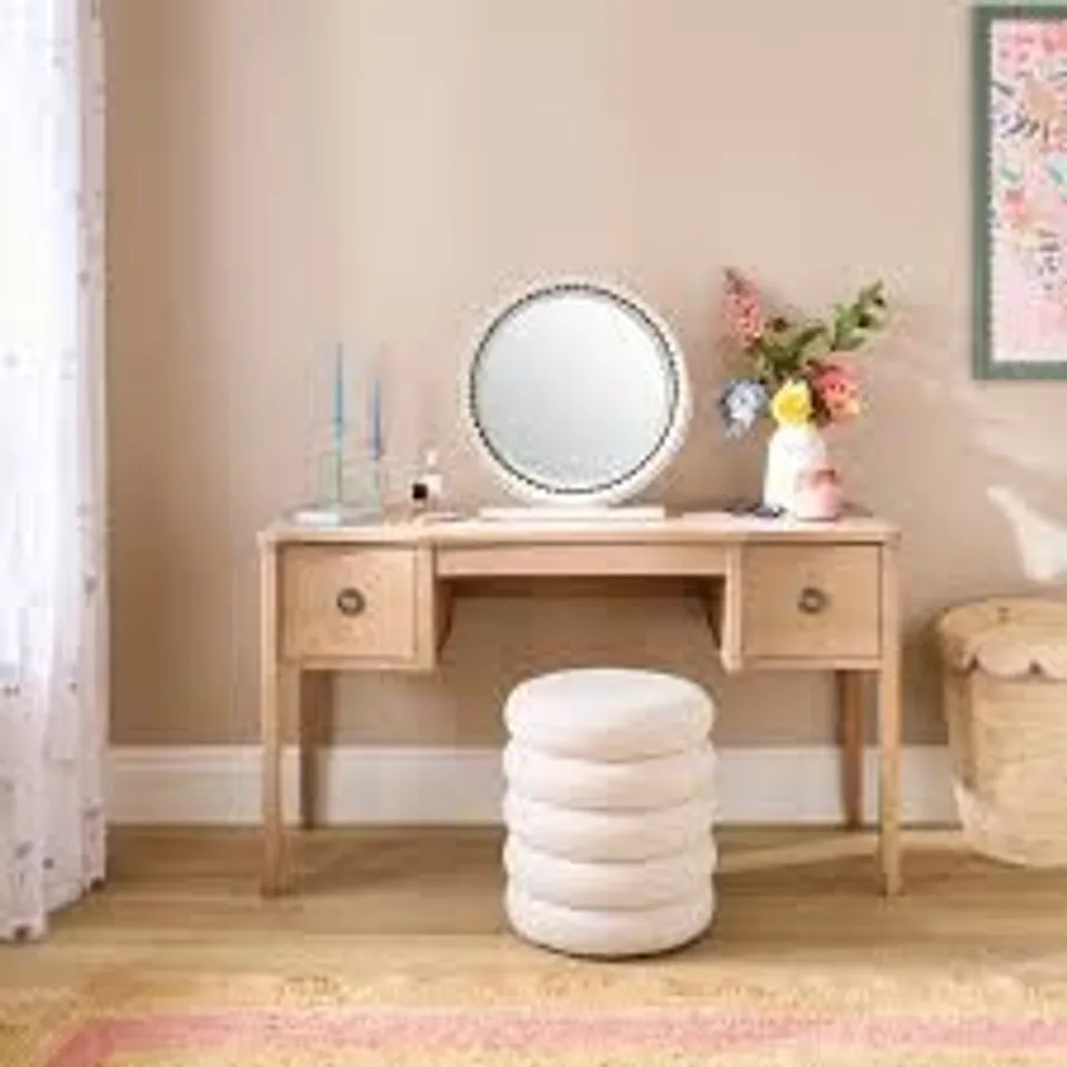 BOXED DARLINGTON DRESSING TABLE - NATURAL WASH (1 BOX)