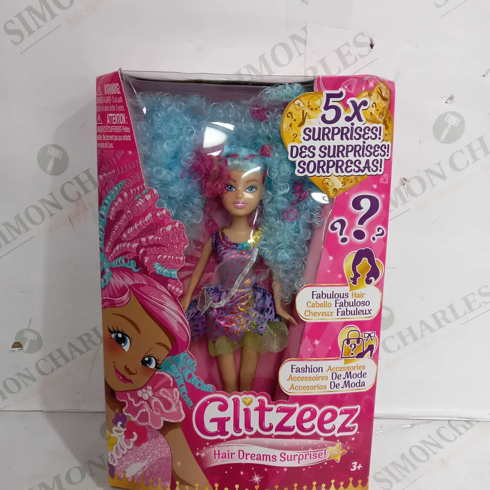 BOXED ZURU GLITZEEZ HAIR DREAMS 5X SURPRISE FABULOUS HAIR & FASHION ACCESSORIES DOLL