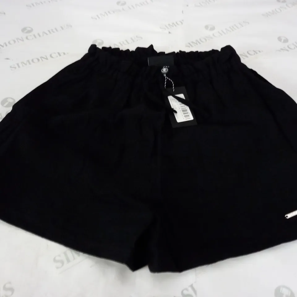 GYMKING SIGNATURE WOVEN SHIRT IN BLACK - UK 10