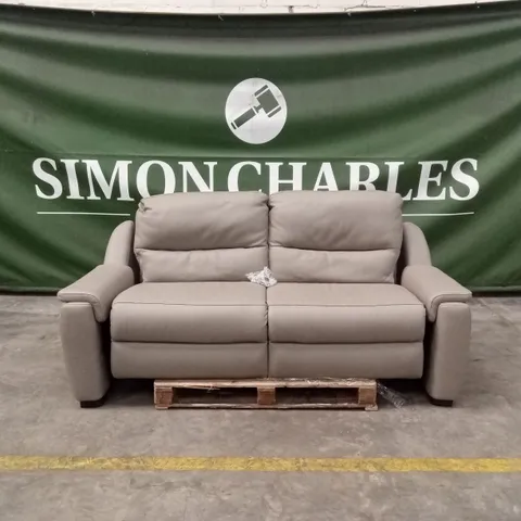 QUALITY DESIGNER ITALIAN MADE AVOLA 3 SEATER LEATHER SOFA