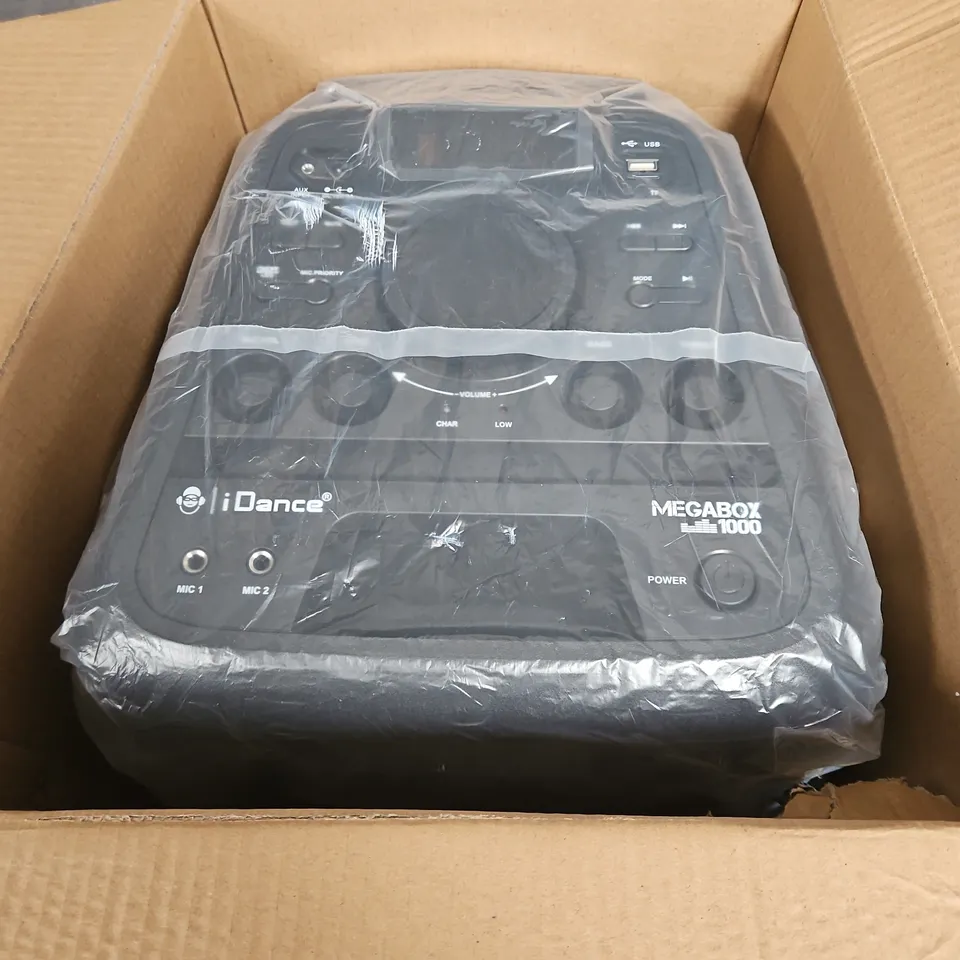 BOXED IDANCE MEGABOX 1000 200W PORTABLE BLUETOOTH PARTY SYSTEM RRP £199
