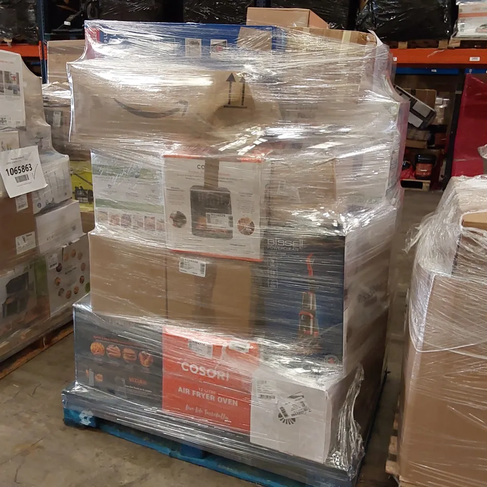 PALLET OF APPROXIMATELY 24 UNPROCESSED RAW RETURN HOUSEHOLD AND ELECTRICAL GOODS TO INCLUDE;