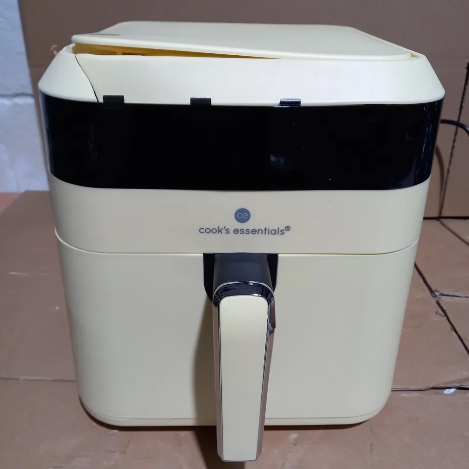 COOKS ESSENTIALS AIR FRYER IN YELLOW