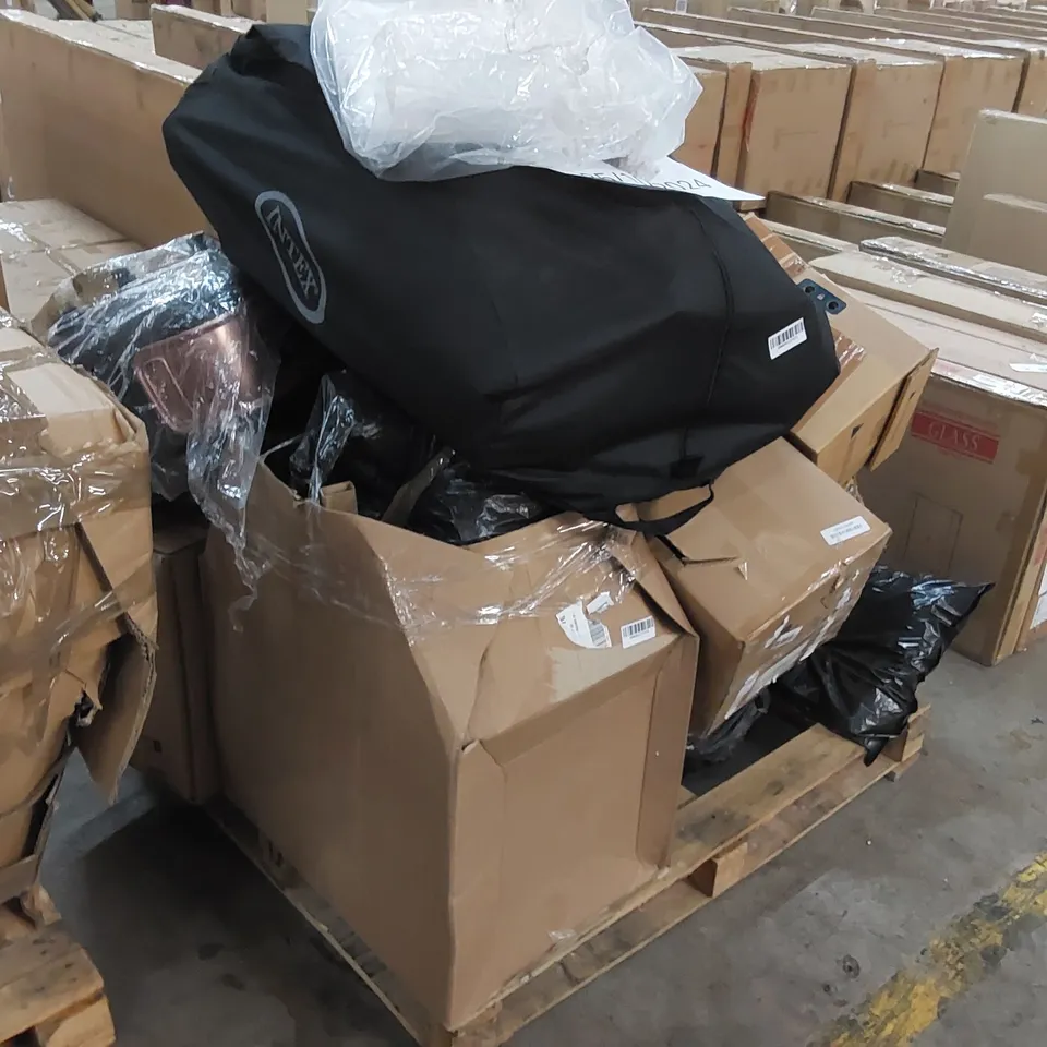PALLET OF ASSORTED CONSUMER PRODUCTS/FURNITURE PARTS 