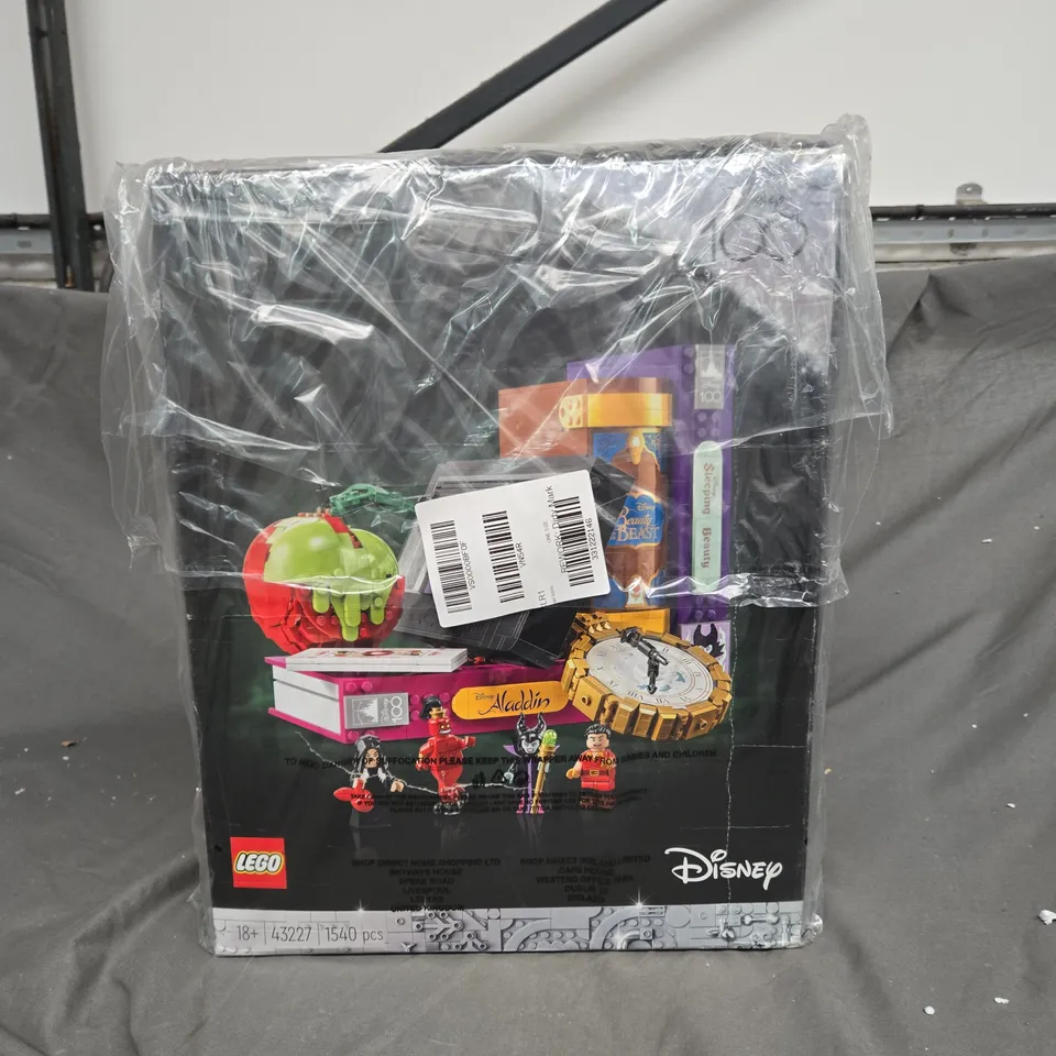 BOXED LEGO DISNEY VILLAIN ICONS SET FOR ADULTS 43227 RRP £125