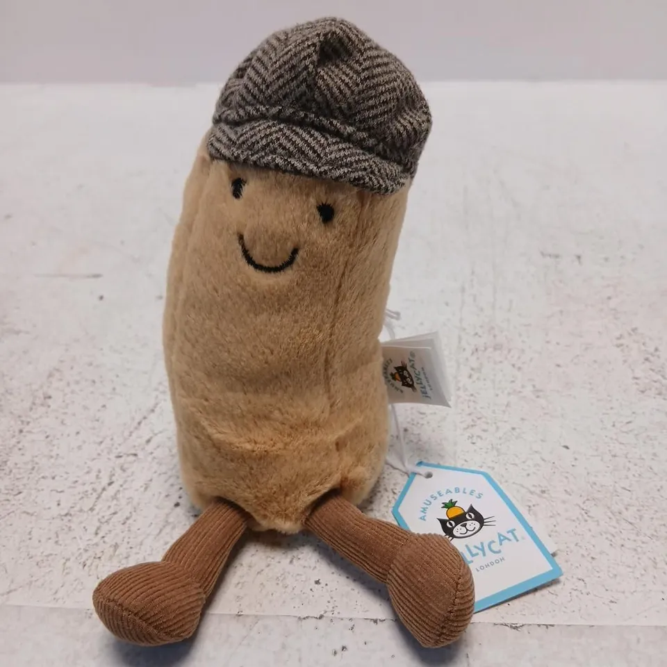 JELLYCAT CHARLIE CHIP PLUSH – SOFT TOY WITH HAT