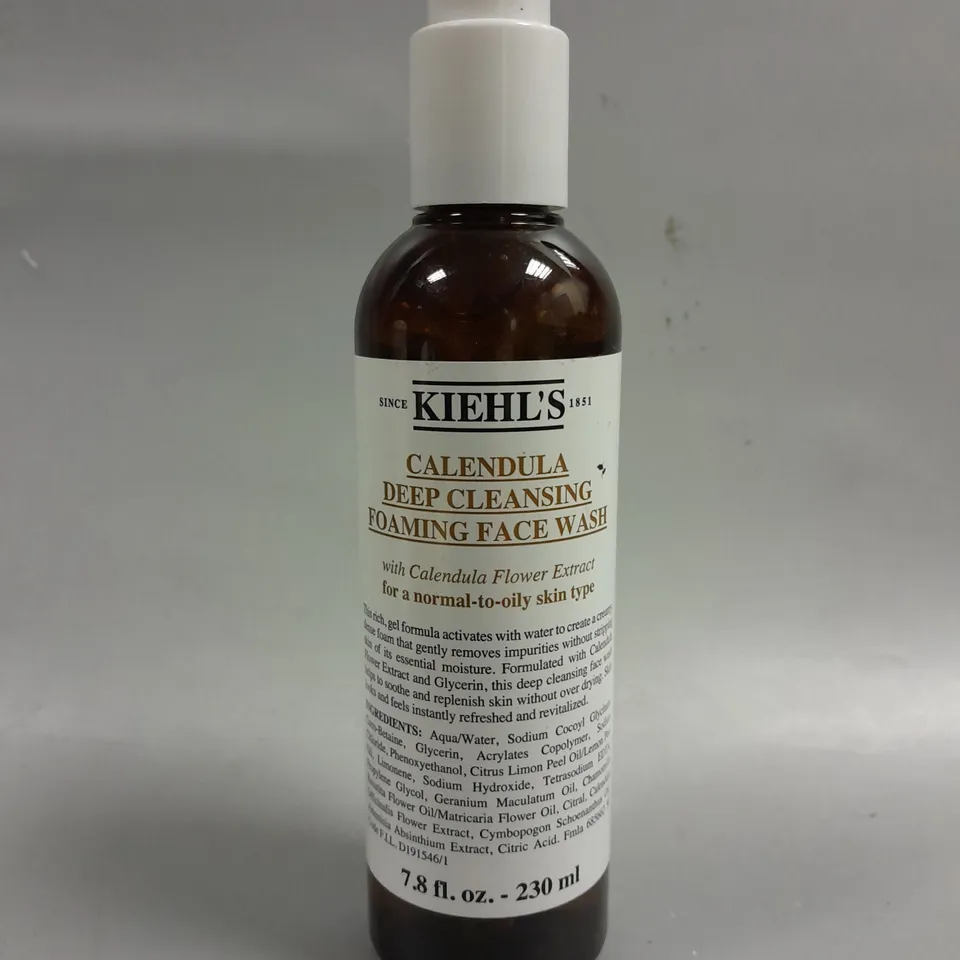 KIEHL'S CALENDULA DEEP CLEANSING FOAMING FACE WASH (230ML)